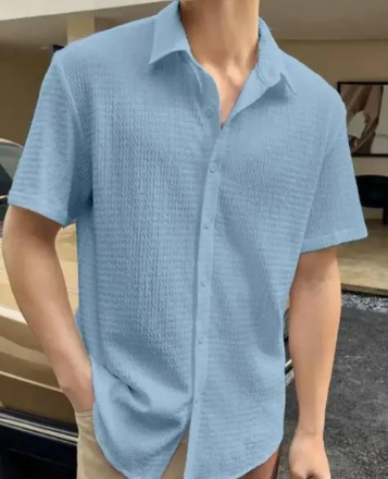 imported popcorn febric shirt, PRINTED shirt, casual shirt, formal shirt, party wear shirt, shirt for men, shirts, shirts for mens, office shirt, full sleeve shirt, solid shirt Men kurta type Shirts